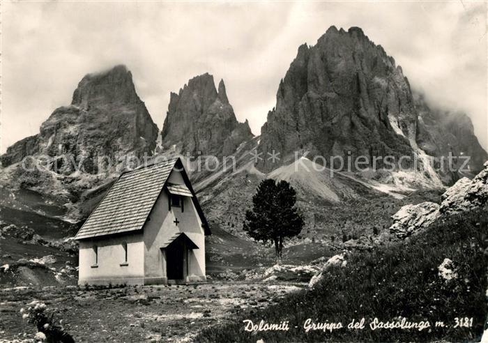 Dolomiti Gruppo del Sassolungo Kapelle