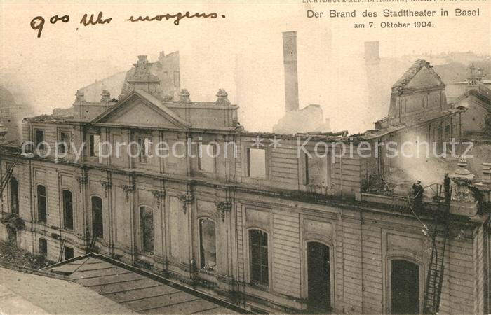 Basel BS Brand Stadttheater