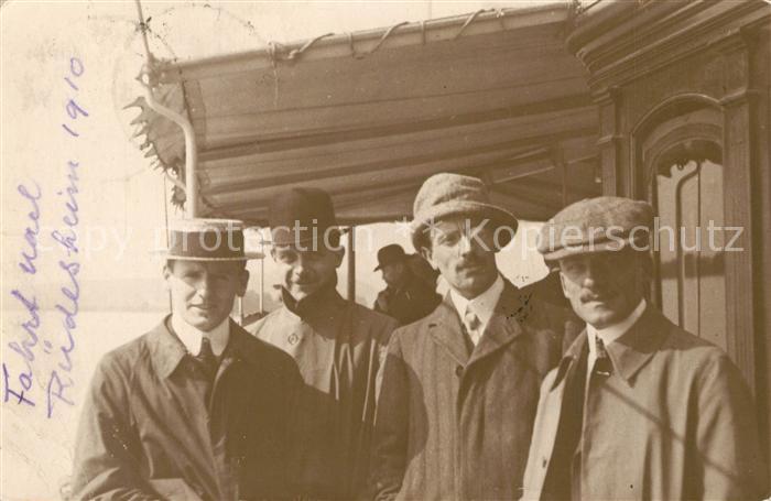 Ruedesheim Rhein Privatfoto AK