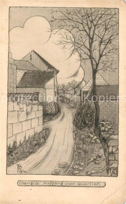 Chavigny Meurthe-et-Moselle Aufgang vom Quartier