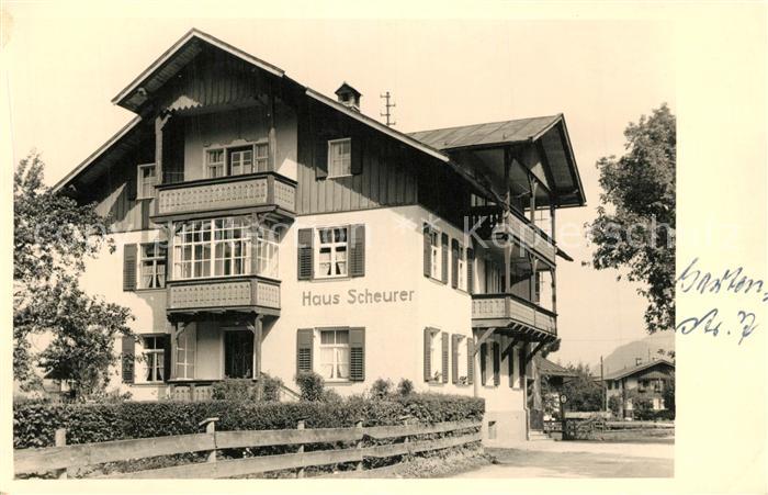 Oberstdorf Haus Scheurer