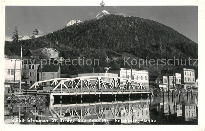 Ketchikan Alaska Stredman Bridge and Deer