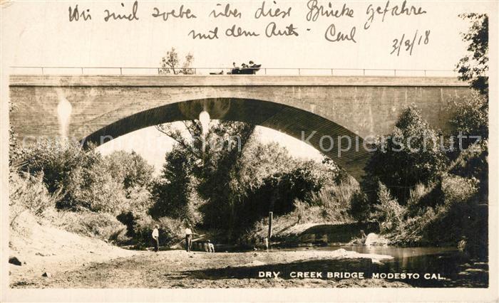 Modesto California Creek Bridge