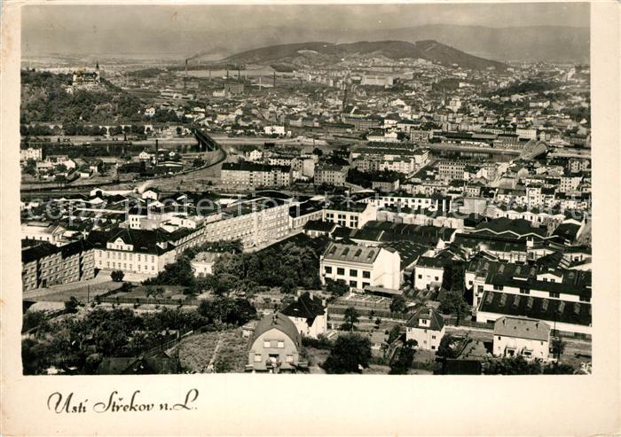 Usti nad Labem Fliegeraufnahme