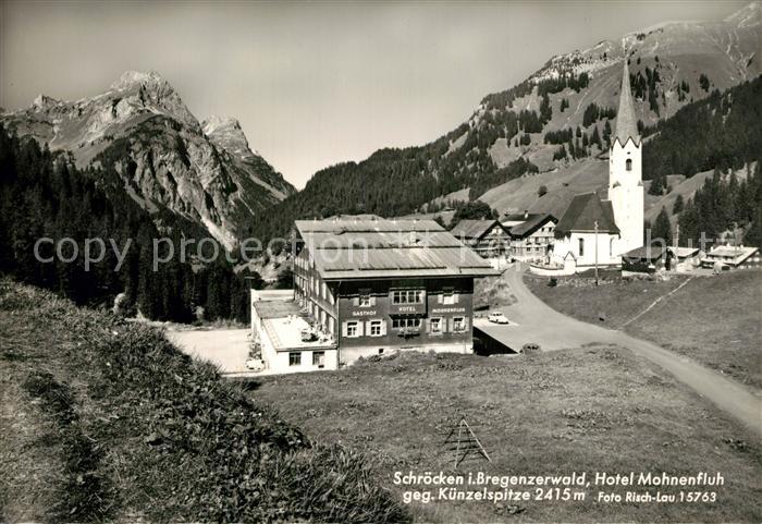 Schroecken Vorarlberg Hotel Mohnenfluh Kirche