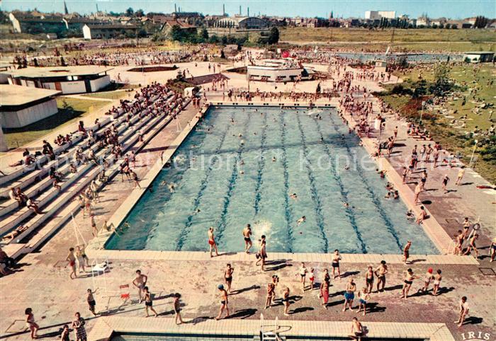 Mulhouse Muehlhausen Fliegeraufnahme Stade Nautique Municipa