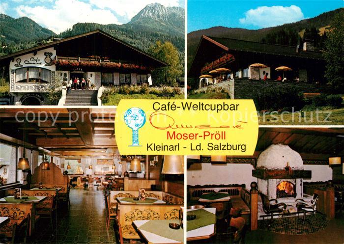 Kleinarl Cafe Annemarie Moser Pröll Gastraum Kam
