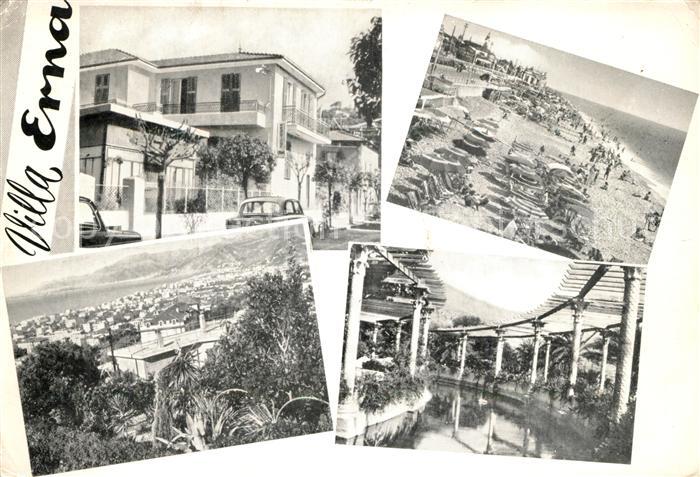 Bordighera Pension Villa Erna Strand Panorama