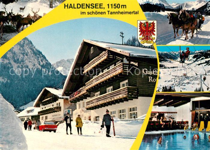 Haldensee mit Sporthotel Rot Flueh