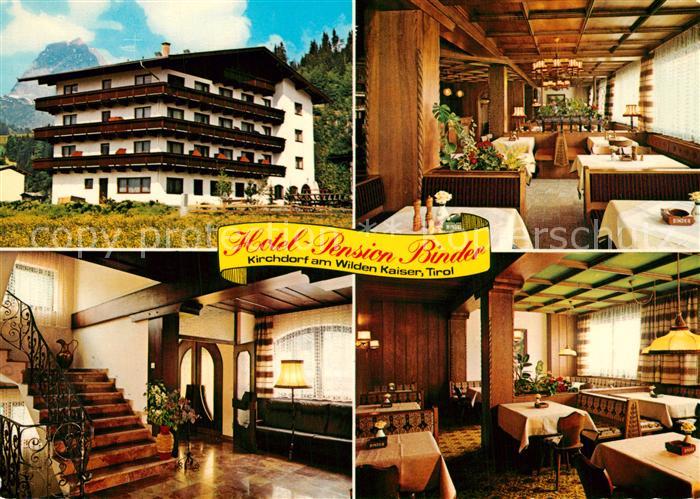Kirchdorf Tirol Hotel Pension Binder Gastraeume Treppe