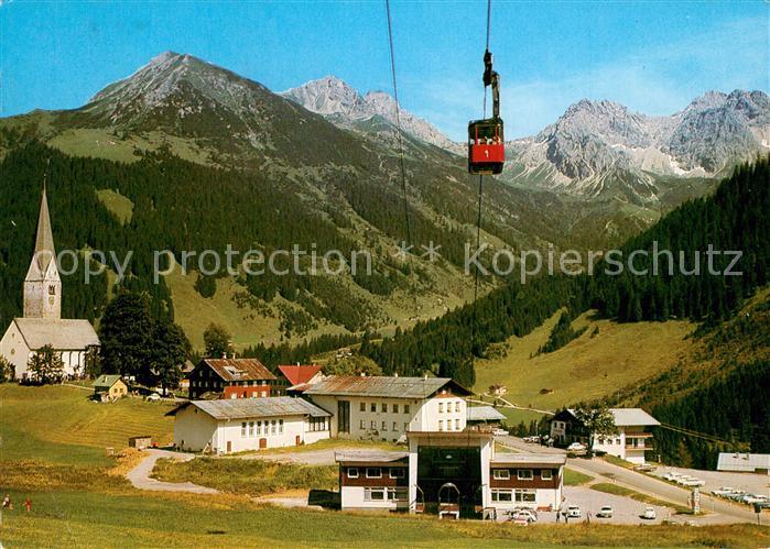 Mittelberg Kleinwalsertal mit Walmendingerhorn Bahn