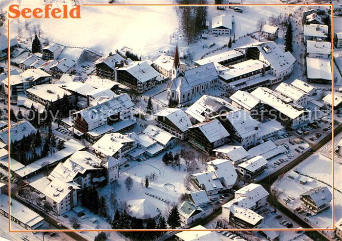 Seefeld Tirol Fliegeraufnahme
