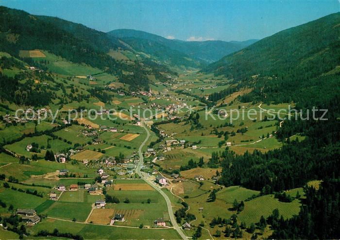 Bad Kleinkirchheim Kaernten Fliegeraufnahme