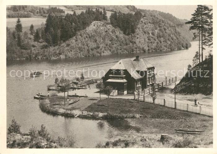 Talsperre Goldentraum mit Jugendseehaus
