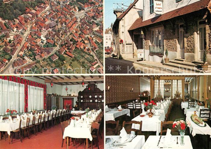 Nolay Cote-d Or Burgund Fliegeraufnahme Hotel Restaurant Sainte Marie Gastraeume