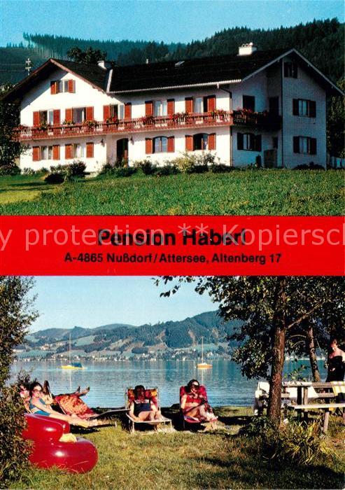 Nussdorf Attersee Pension Haberl Liegewiese