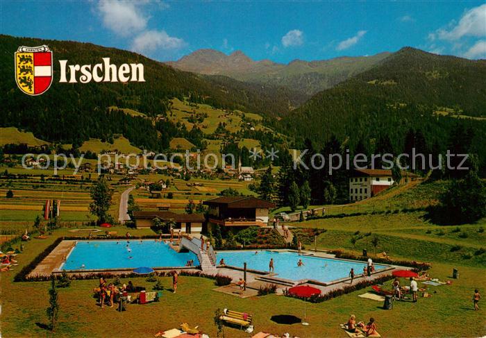 Irschen Kaernten Panorama Schwimmbad