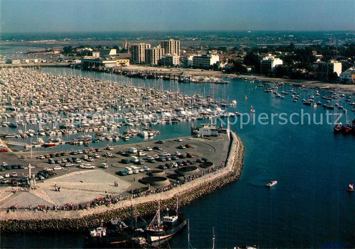 Arcachon Gironde Vue generale aeriennedu port de plaisance
