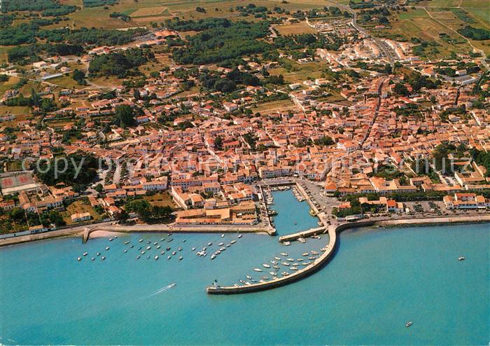 Ile de Re La Flotte Vue generale aerienne et le p