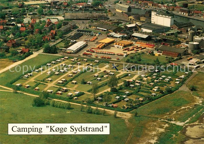 Koge Camping Koge Sydstrand Fliegeraufnahme