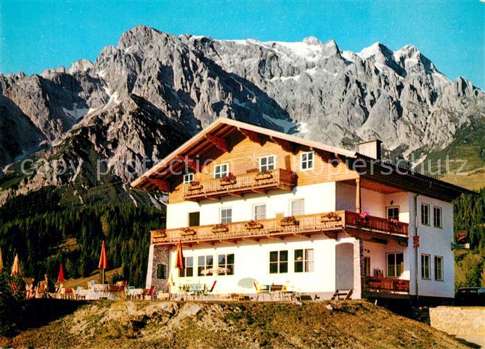 Dienten Hochkoenig Gasthaus uebergossene Alm