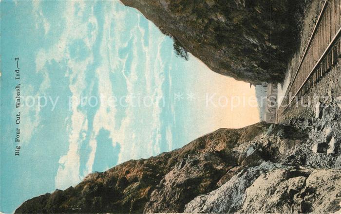 Wabash Indiana Big Four Cut