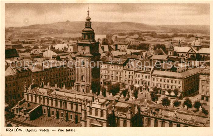 Krakow Krakau Fliegeraufnahme Ogolny widok