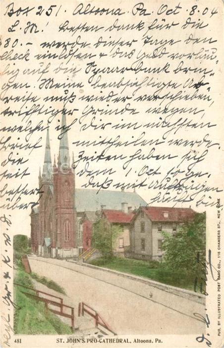 Altoona Pennsylvania Saint Johns Pro Cathedrale