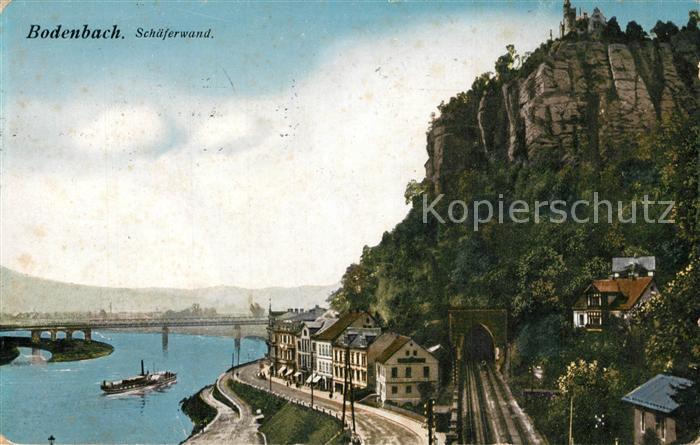 Bodenbach-Tetschen Boehmen Schaeferwand