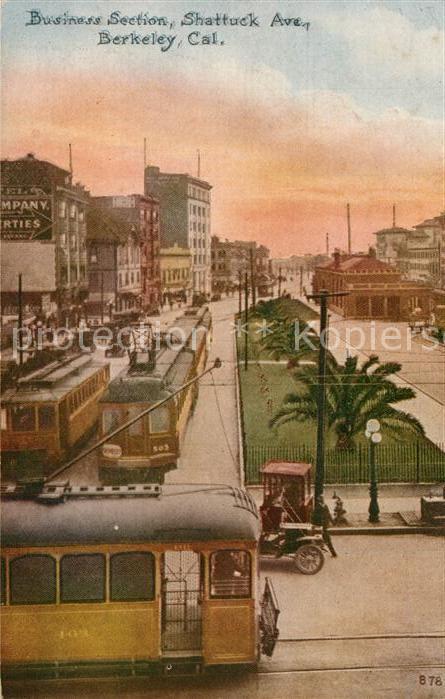 Berkeley California Business Section Shattuck Avenue