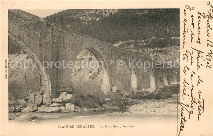 Saint-Andre-les-Alpes Pont des 7 Arcades
