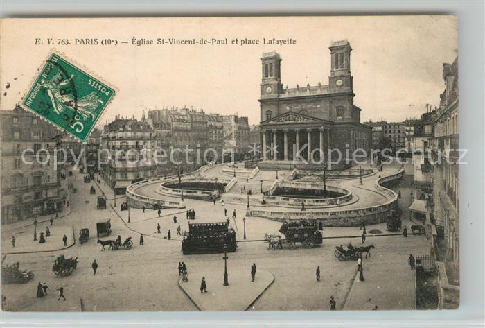 Paris Eglise Saint Vincent de Paul place Lafayette