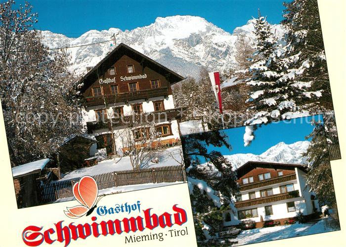 Mieming Gasthof Schwimmbad Winter