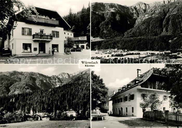 Koetschach-Mauthen Kaernten Wuermlach Fremdenpension Gasthof