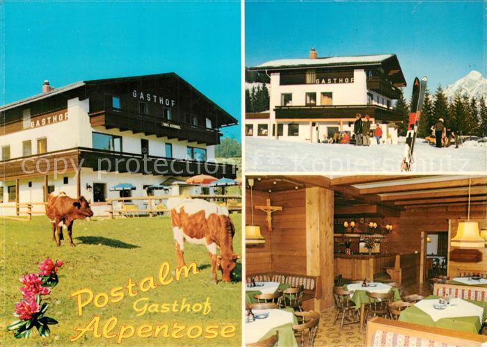 Strobl Wolfgangsee Postalm Gasthof Alpenrose