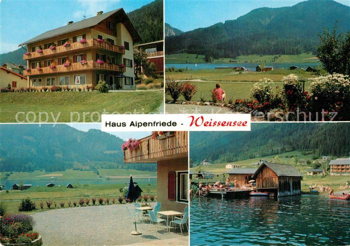 Weissensee Kaernten Haus Alpenfriede