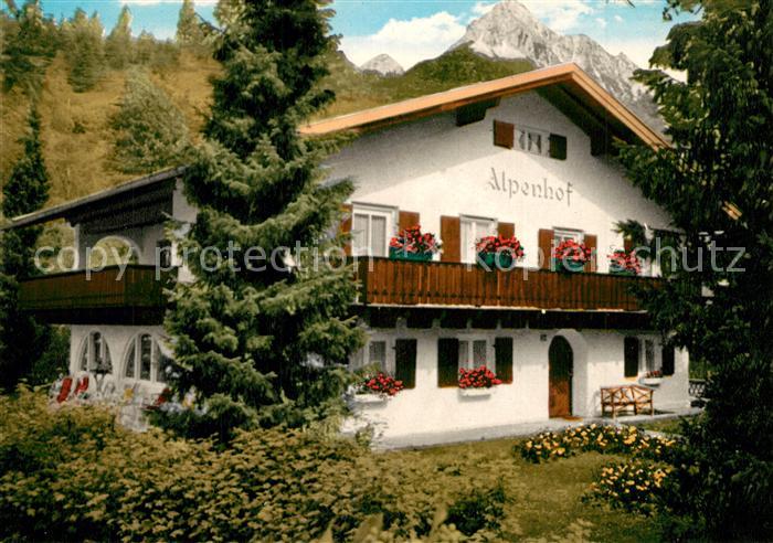 Mittenwald Karwendel Tirol Pension Alpenhof Heinz Seidler