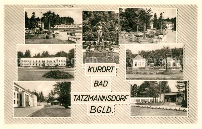Bad Tatzmannsdorf Burgenland Kureinrichtungen Details