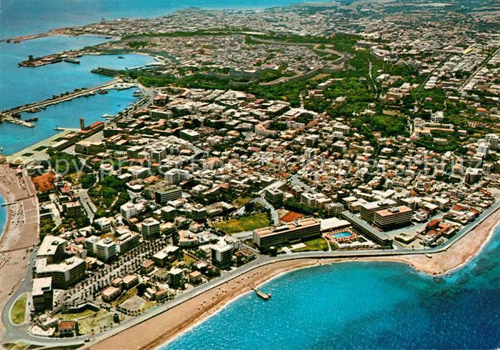 Rhodos Rhodes aegaeis Fliegeraufnahme