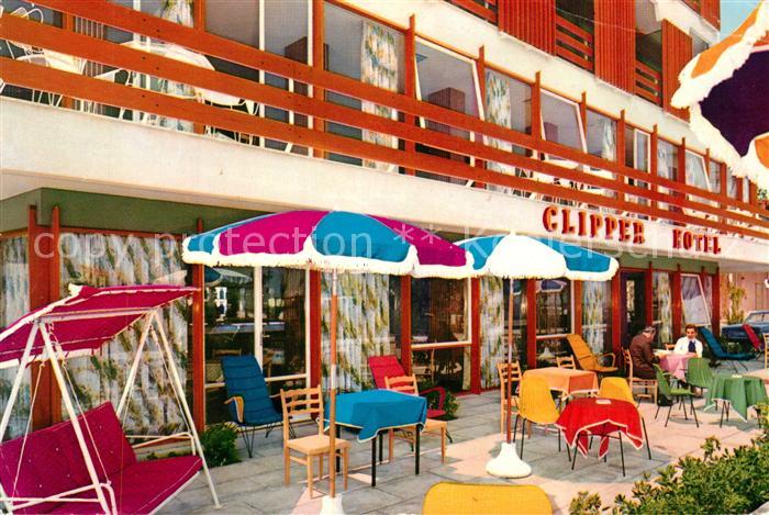 Riccione Clipper Hotel Garten