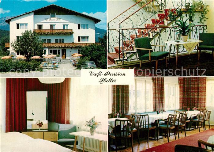 Bad Goisern Salzkammergut Garten Cafe Pension Heller Gastraeume Treppe