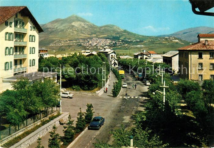 Roccaraso Viale Roma Sullo sfondo Rivis