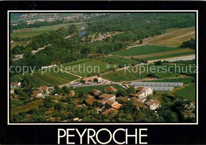 Ruoms Camping de Peyroche Vue aerienne