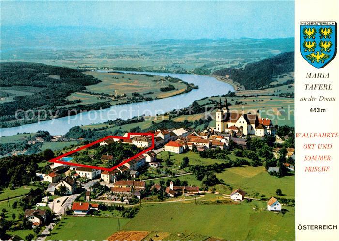 Maria Taferl Fliegeraufnahme mit Barocker Basilika