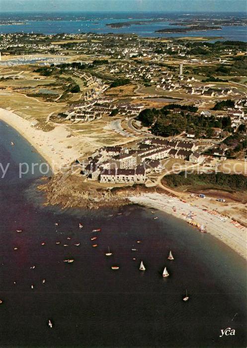 Arzon La plage de Kerjouanno Vue aerienne
