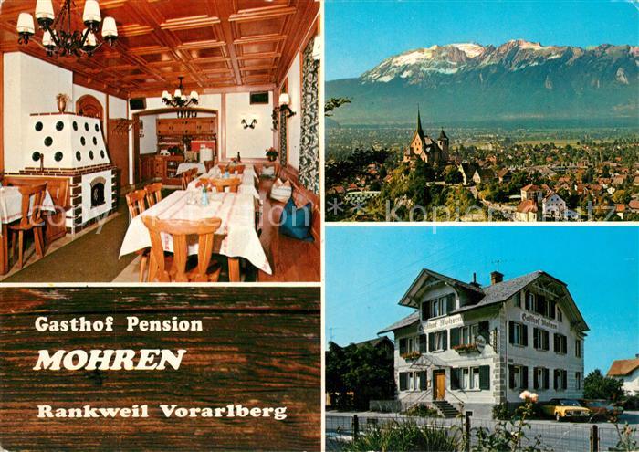 Rankweil Vorarlberg Gasthof Pension Mohren Gaststube Panorama