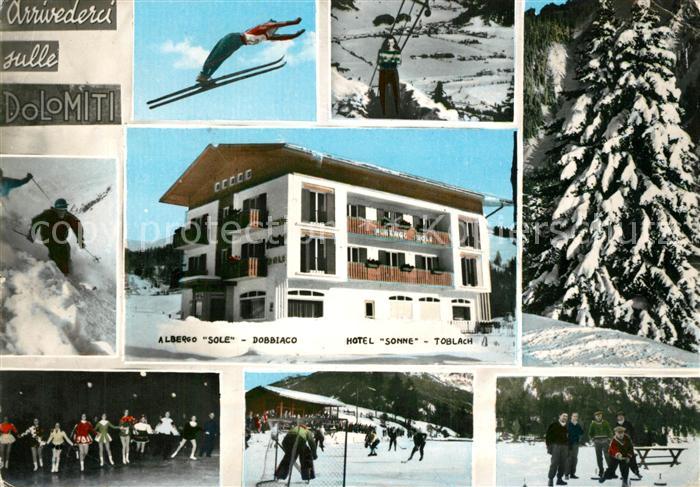 Toblach Suedtirol Hotel Sonne Dolomiti Teilansichten