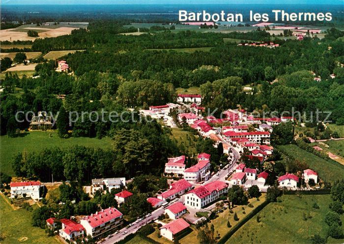Barbotan les Thermes Vue aerienne