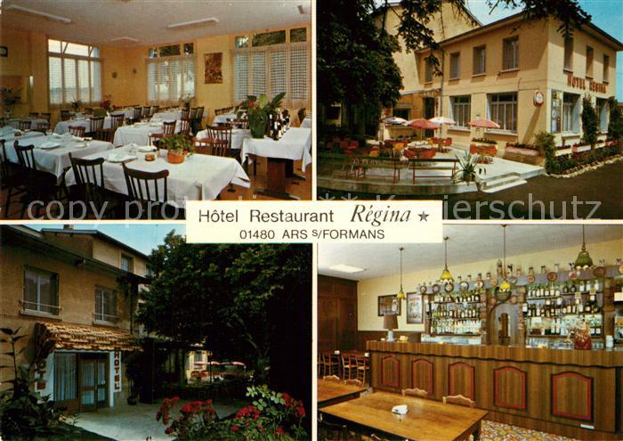 Jassans-Riottier Hotel Restaurant Regina Gastraum Bar