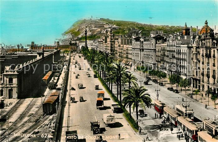 Barcelona Cataluna Paseo de colon